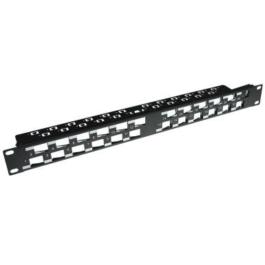 ACT 24-port Patch Panel 1U Black PP1033 ACT 24-port Patch Panel 1U Black PP1033