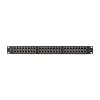 Lanberg 48-port Patch Panel 1U Black PPS5-1048-B