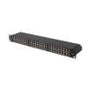 Lanberg 48-port Patch Panel 1U Black PPS5-1048-B