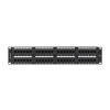 Lanberg 48-port Patch Panel 2U Black PPU6-2048-B