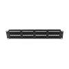 Lanberg 48-port Patch Panel 2U Black PPU6-2048-B