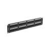 Lanberg 48-port Patch Panel 2U Black PPU6-2048-B