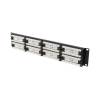Lanberg 48-port Patch Panel 2U Black PPU6-2048-B