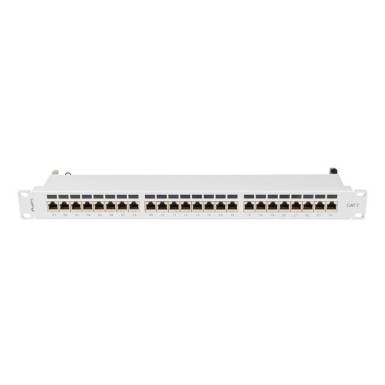 Lanberg 24-port Patch Panel 1U Grey PPS7-1024-S Lanberg 24-port Patch Panel 1U Grey PPS7-1024-S