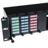 ACT Multifunctional HD fiber optic patch panel 2U 12 slots FA2056