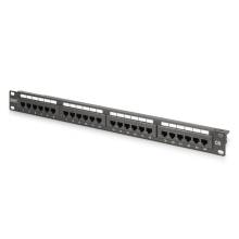 Digitus 24-port Patch Panel 1U Black DN-91624U-CR Digitus 24-port Patch Panel 1U Black DN-91624U-CR