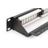 Digitus 24-port Patch Panel 1U Black DN-91624U-CR