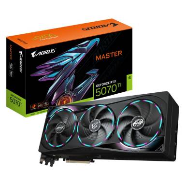 Gigabyte RTX 5070 Ti 16GD6 AORUS MASTER 16G GV-N507TAORUS M-16GD Gigabyte RTX 5070 Ti 16GD6 AORUS MASTER 16G GV-N507TAORUS M-16GD