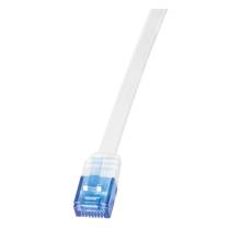 Logilink CF2081U CAT6 U-UTP Patch Cable Flat SlimLine 7,5m White CF2081U