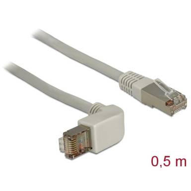 DeLock CAT5e S-FTP Patch Cable 0,5m Grey 83514 DeLock CAT5e S-FTP Patch Cable 0,5m Grey 83514