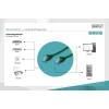 Digitus CAT5e SF-UTP Patch Cable 0,5m Green DK-1531-005/G