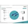 Digitus CAT5e SF-UTP Patch Cable 5m Blue DK-1531-050/B
