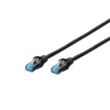 Digitus CAT5e SF-UTP Patch Cable 0,5m Black DK-1532-005/BL