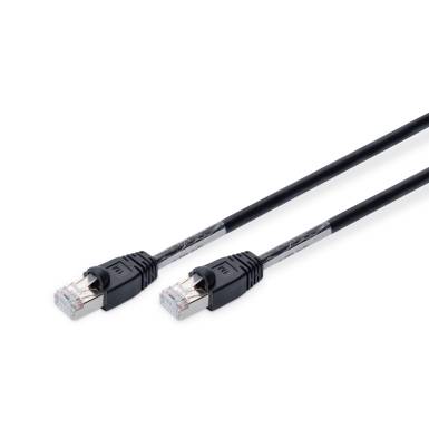 Digitus CAT6 S-FTP Patch Cable 1m Black DK-1644-010/BL-OD Digitus CAT6 S-FTP Patch Cable 1m Black DK-1644-010/BL-OD