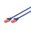 Digitus CAT6 U-UTP Patch Cable 0,25m Blue DK-1617-0025/B