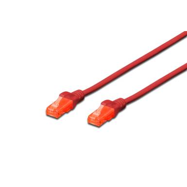 Digitus CAT6 U-UTP Patch Cable 0,25m Red DK-1617-0025/R Digitus CAT6 U-UTP Patch Cable 0,25m Red DK-1617-0025/R