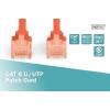 Digitus CAT6 U-UTP Patch Cable 0,25m Red DK-1617-0025/R