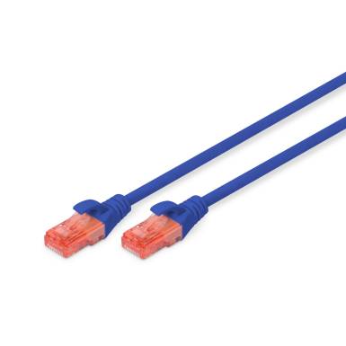 Digitus CAT6 U-UTP Patch Cable 1m Blue DK-1617-010/B Digitus CAT6 U-UTP Patch Cable 1m Blue DK-1617-010/B