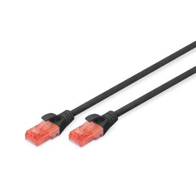 Digitus CAT6 U-UTP Patch Cable 3m Black DK-1617-030/BL Digitus CAT6 U-UTP Patch Cable 3m Black DK-1617-030/BL