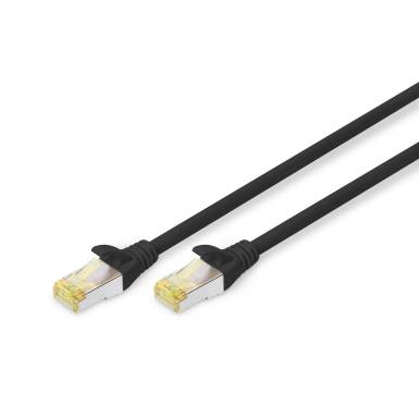Digitus CAT6A S-FTP Patch Cable 0,25m Black DK-1644-A-0025/BL Digitus CAT6A S-FTP Patch Cable 0,25m Black DK-1644-A-0025/BL