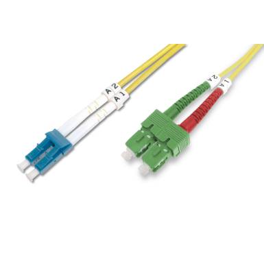 Digitus DK-292SCA3LC-02 sz&aacute;loptik&aacute;s k&aacute;bel 2 M LC I-VH OS2 Yellow DK-292SCA3LC-02