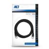 ACT CAT6 U-UTP Patch Cable 2m Black AC4002