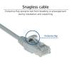 ACT CAT6 U-UTP Patch Cable 1m Grey DC9001