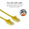 ACT CAT6 U-UTP Patch Cable 1m Yellow DC9801