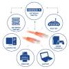 ACT CAT6 U-UTP Patch Cable 3m Orange IB1503
