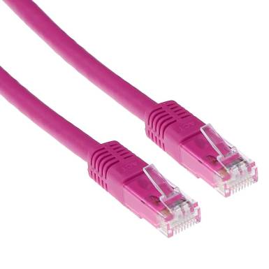 ACT CAT6 U-UTP Patch Cable 20m Pink IB1820