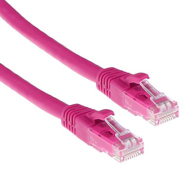 ACT CAT6A U-UTP Patch Cable 20m Pink IB2420 ACT CAT6A U-UTP Patch Cable 20m Pink IB2420