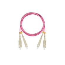 NIKOMAX OM4 Száloptikás Kábel 1m Magenta NMF-PC2M4C2-SCU-SCU-001 NIKOMAX OM4 Száloptikás Kábel 1m Magenta NMF-PC2M4C2-SCU-SCU-001