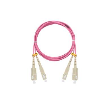 NIKOMAX OM4 Száloptikás Kábel 1m Magenta NMF-PC2M4C2-SCU-SCU-001 NIKOMAX OM4 Száloptikás Kábel 1m Magenta NMF-PC2M4C2-SCU-SCU-001