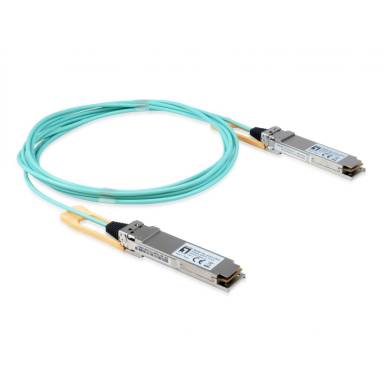 LevelOne AOC-0503 100Gbps QSFP28 Active Optical Cable 3m AOC-0503 LevelOne AOC-0503 100Gbps QSFP28 Active Optical Cable 3m AOC-0503