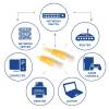 ACT CAT6 U-UTP Patch Cable 1m Yellow IB8801