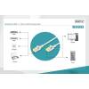Digitus CAT6A U-FTP Patch Cable 10m Grey DK-1624-A-100S
