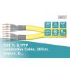 Digitus CAT7A S-FTP installation cable 100m Yellow DK-1743-A-VH-D-1