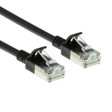 ACT CAT6A U-FTP Patch Cable 0,15m Black DC7930 ACT CAT6A U-FTP Patch Cable 0,15m Black DC7930