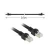 ACT CAT7 S-FTP Patch Cable 0,5m Black FB8500