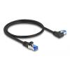 DeLock CAT6A S-FTP Patch Cable 0,5m Black 80217