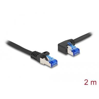DeLock CAT6a S-FTP Patch Cable 2m Black 80219