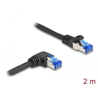 DeLock CAT6A S-FTP Patch Cable 2m Black 80223 DeLock CAT6A S-FTP Patch Cable 2m Black 80223