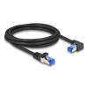 DeLock CAT6A S-FTP Patch Cable 2m Black 80223