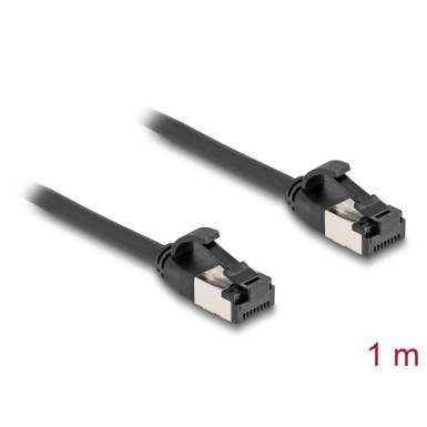 DeLock CAT8.1 U-FTP Patch Cable 1m Black 80183 DeLock CAT8.1 U-FTP Patch Cable 1m Black 80183
