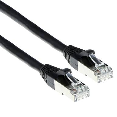 ACT CAT6A S-FTP Patch Cable 10m Black FB6910