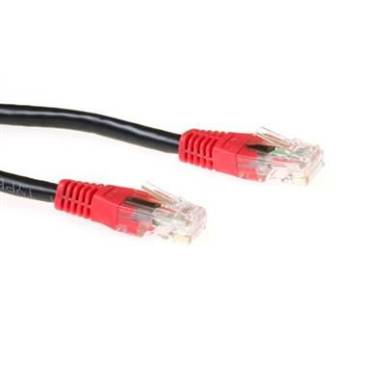 ACT CAT6 U-UTP Patch Cable 10m Black/Red IB8110 ACT CAT6 U-UTP Patch Cable 10m Black/Red IB8110