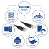 ACT CAT6 U-UTP Patch Cable 15m Black IB8915