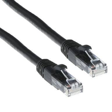 ACT CAT6 U-UTP Patch Cable 2m Black IS8902