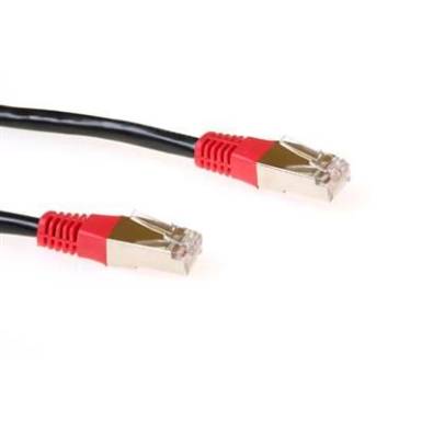 ACT CAT5e F-UTP Patch Cable 10m Black/Red IB5110