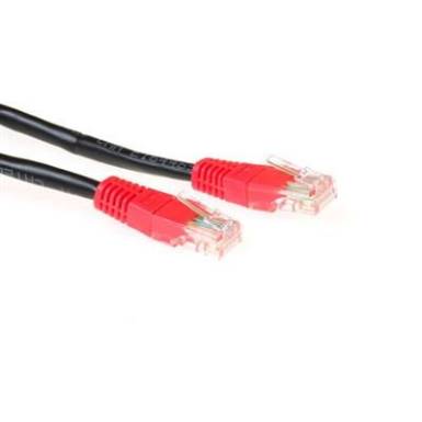 ACT CAT5e U-UTP Patch Cable 10m Black/Red IB6110 ACT CAT5e U-UTP Patch Cable 10m Black/Red IB6110